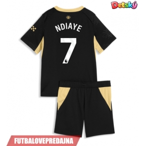 Lacne Dětský Futbalové dres Manchester City Iliman Ndiaye #7 2026-27 Krátky Rukáv - Preč (+ trenírky)